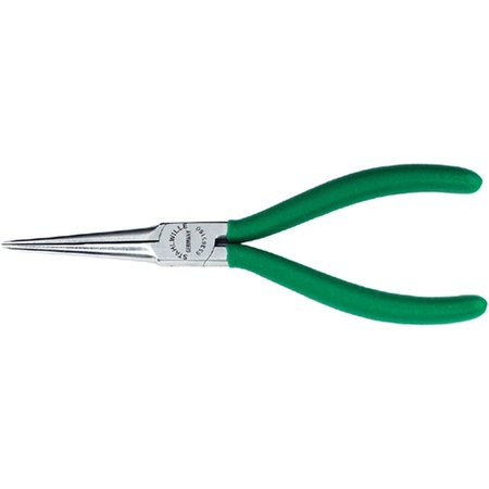 STAHLWILLE TOOLS Snipe nose plier (needle plier) L.160 mm head chrome plated handles dip-coated 65365160